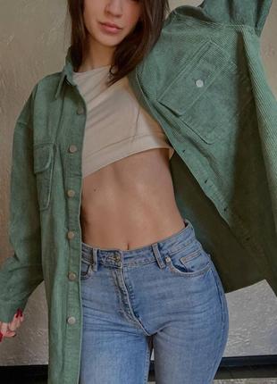 Рубашка вельвет