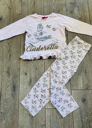 Замечательная хлопковая трикотажная пижама золушка cinderella disney primark (ирландия) дублин