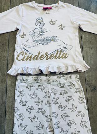 Замечательная хлопковая трикотажная пижама золушка cinderella disney primark (ирландия) дублин2 фото