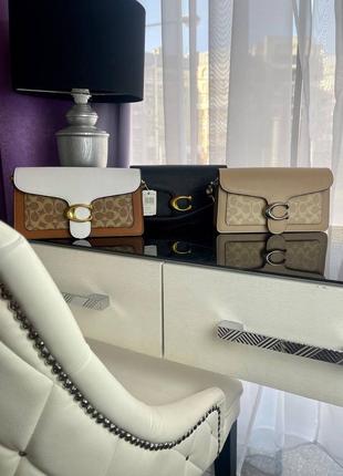 Сумка женская натуральная кожа coach