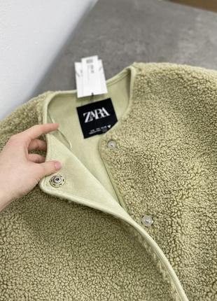 Куртка шерпа овчина zara mango7 фото