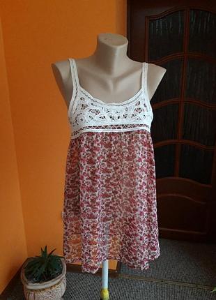 Блуза на бретелях