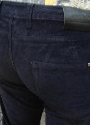 Джинси вельвет чоловічі великого розміру (сині та чорні) 40р, 42р, туреччина2 фото