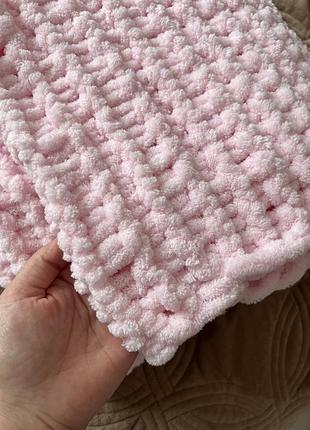 Плед в коляску , ліжечко , в’язаний