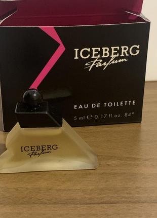 Iceberg iceberg туалетная вода винтаж оригинал 5 ml