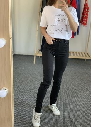 Чорні джинси h&m 34