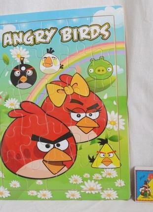 Новая деревянная игрушка пазлы злобные птички angry birds