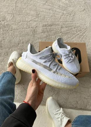 Adidas yeezy 350 static reflective кросівки