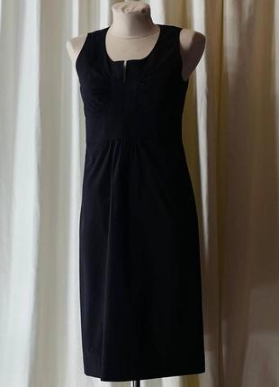 Шикарна чорна сукня плаття футляр міді