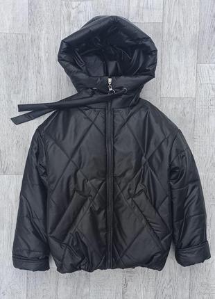 Демисезонная куртка пуфер оверсайз