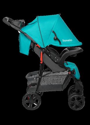 Прогулянкова коляска lionelo emma plus vivid turquoise3 фото