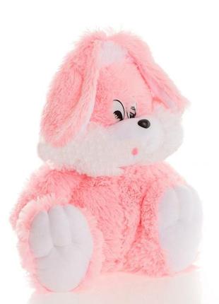 Зайчик аліна сидячий 55 см рожевий