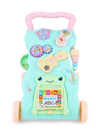 Ходунки-каталка vtech baby жабеня (mint)1 фото