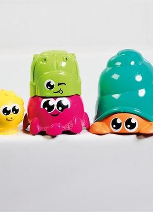 Набор игрушек для ванной toomies морские обитатели (e73221)5 фото
