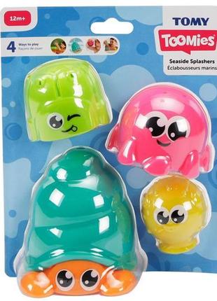 Набор игрушек для ванной toomies морские обитатели (e73221)2 фото