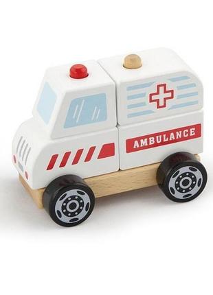 Іграшка viga toys "швидка допомога" (50204)