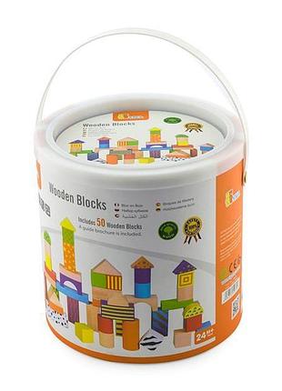 Кубики viga toys візерунки 50 шт., 3 см (59695)