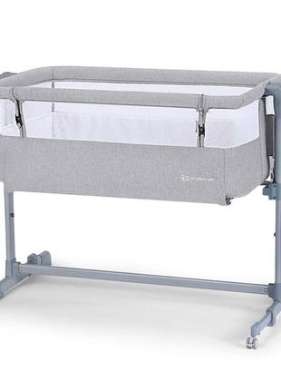 Приставная кроватка-люлька kinderkraft neste air grey (kklneairgry000)