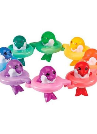 Набір іграшок для ванної toomies співаючі дельфіни (e6528)1 фото