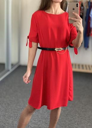 Новое красное платье new look 42-44