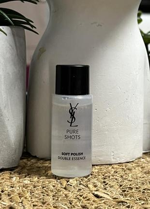 Оригинальный двухфазный пилинг для лица ysl yves saint laurent pure shots soft polish double essence оригинал жидкий пилинг для лица2 фото