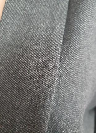 Вовняний сірий піджак кардиган4 фото