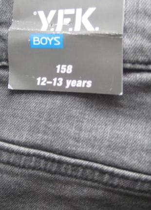 Нові ,підліткові, якісні, модні джинси y.e..k. для хлопчика 12-13 років. скіні.4 фото