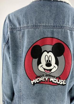 Джинсовый жакет куртка disney mickey mouse2 фото