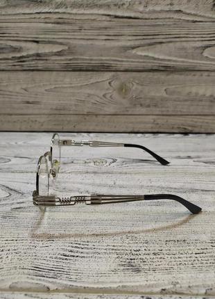 Солнцезащитные очки круглые, прозрачные, унисекс в  металлической  оправе4 фото