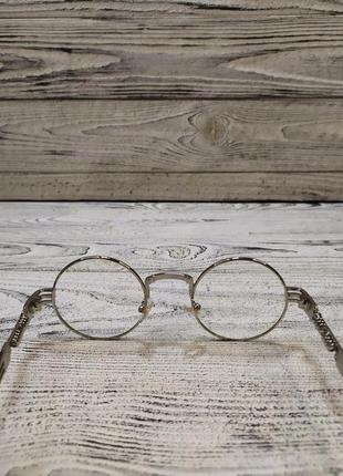 Солнцезащитные очки круглые, прозрачные, унисекс в  металлической  оправе5 фото