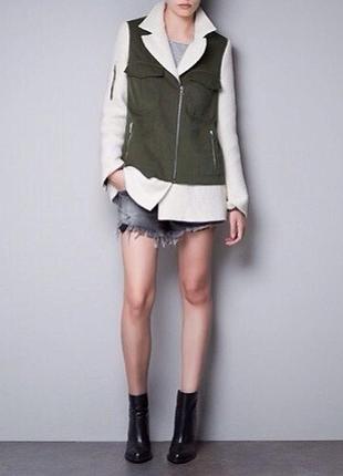 Крутое пальто zara оригинального фасона