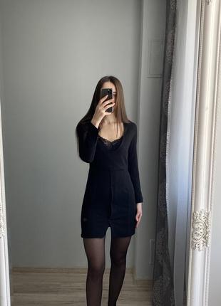 Черное платье, кэжуал2 фото