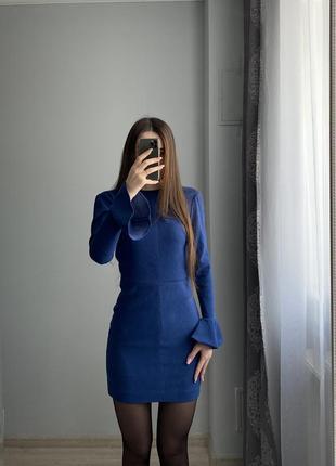 Синее платье nelly