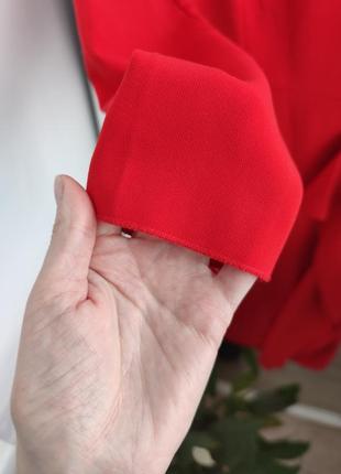 Плаття сукня платье червоне красное футляр міді міді бренд h&m нове5 фото
