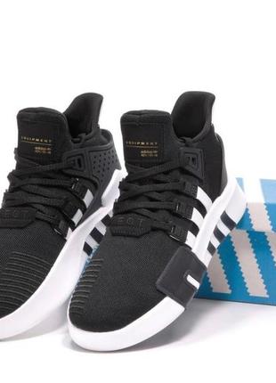 Мужские кроссовки adidas equipment black white 41-42-43-44-45