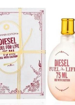 Женская туалетная вода diesel fuel for life summer edition 75 мл2 фото