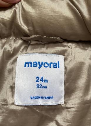 Куртка для девочки mayoral3 фото