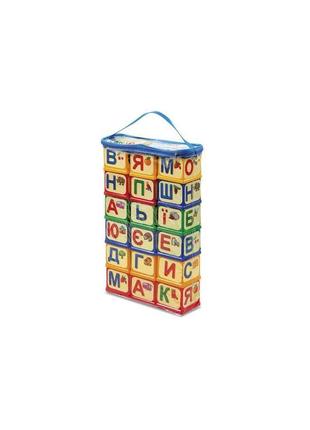 Детские кубики "абетка" тм юника 05762 фото