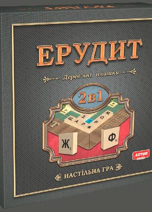 Детская настольная игра "эрудит" дерево, гофро, 0987