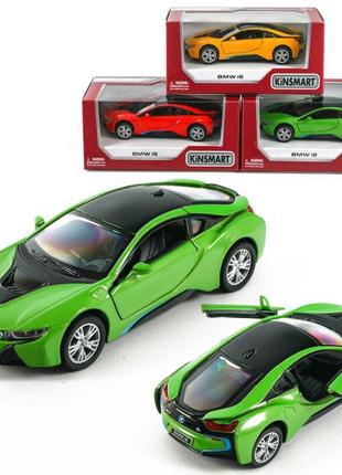 Модель легкова 5" "bmw i8", металева, інерційна, 1:36, kt5379wa