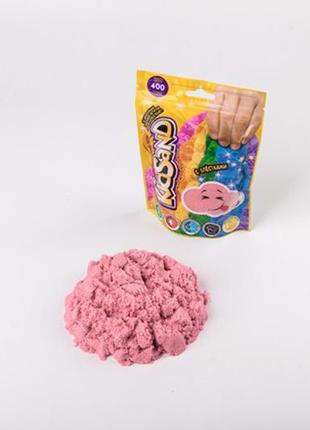 Кинетический песок "kid sand" с блёстками , 400г, в пакете, ks-03-03