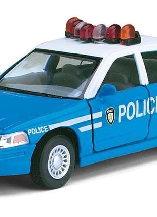 Модель легкова 5" ford crown victoria police blue 1:42 kt5342aw