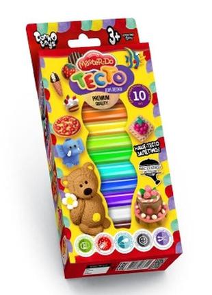 Набір для творчості "тісто для ліплення "master do", рос., 10 кольорів, 07549