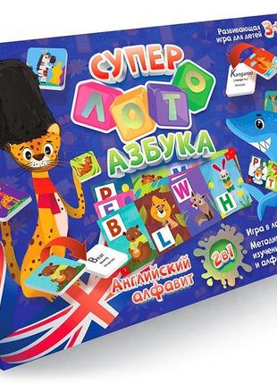 Гра настільна danko toys "суперлото, абетка", сла-01re