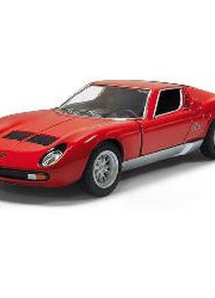 Машинка "kinsmart" "lamborghini miura p400 sv" металева інерційна, kt5390w