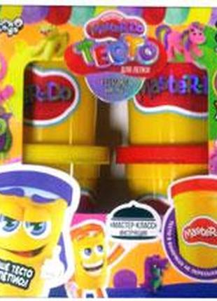 Тесто для лепки "master do", рус., 4 банки*50г, tmdb-01-03