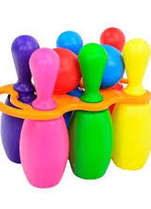 Кегли малыши с ручкой 024/3 бамсик