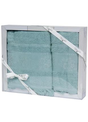 Набір gulcan cotton delux бахрома 2' 50х90/70х140, 3226