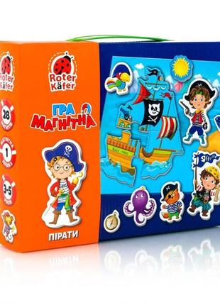 Магнитная игра vladi toys "пираты", vt3703-02