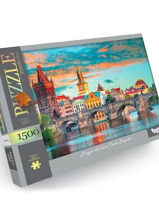Пазли danko toys "prague old town, czech republic", 1500 элементов, серия 4, №7, c500-04-07